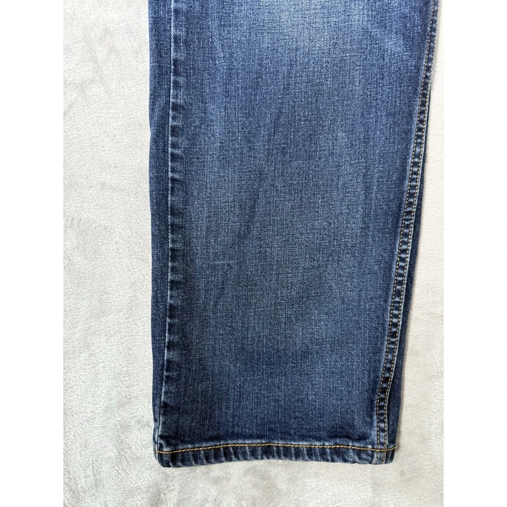 Levis 505 Mens 38x30 Blue Denim Regular Straight Fit‎ Dark Wash